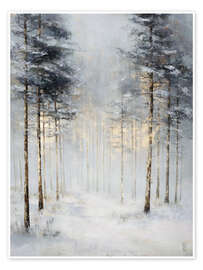 Poster Stiller Winterwald