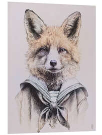 Hartschaumbild Abenteuerfuchs - artill