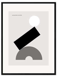 Gerahmter Kunstdruck Shapes &amp; Balance I