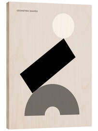 Holzbild Shapes &amp; Balance I