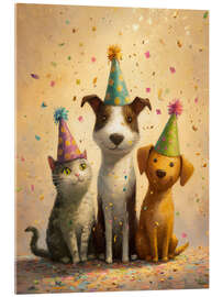 Acrylglasbild Freunde fürs Leben - artill