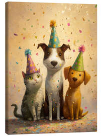 Leinwandbild Freunde fürs Leben - artill