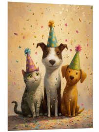 Hartschaumbild Freunde fürs Leben - artill