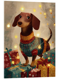 Acrylglasbild Glücklicher Hund