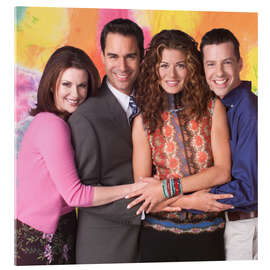 Acrylglasbild Will &amp; Grace I