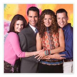 Wandbild Will &amp; Grace I