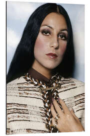 Aluminium print Cher, 1971