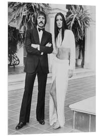 Hartschaumbild Sonny und Cher