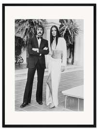 Gerahmter Kunstdruck Sonny und Cher