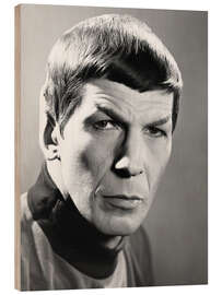 Holzbild Star Trek, Leonard Nimoy I