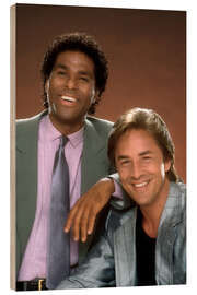Stampa su legno Miami Vice - Philip Michael Thomas, Don Johnson