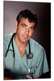 Tableau en aluminium ER, George Clooney