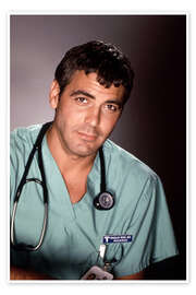 Wandbild ER, George Clooney