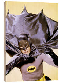 Stampa su legno Batman, Adam West, 1966-68
