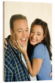 Holzbild The King Of Queens, Kevin James, Leah Remini