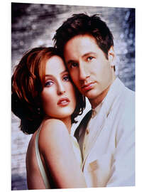 Hartschaumbild The X-Files, Gillian Anderson, David Duchovny, 1996