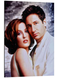 Magnettafel The X-Files, Gillian Anderson, David Duchovny, 1996