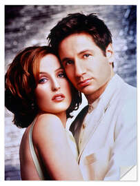 Wandsticker The X-Files, Gillian Anderson, David Duchovny, 1996