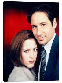 Leinwandbild The X-Files - Gillian Anderson, David Duchovny, 1997