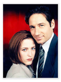 Poster The X-Files - Gillian Anderson, David Duchovny, 1997
