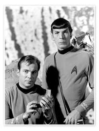 Poster Star Trek, William Shatner, Leonard Nimoy