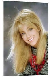 Tableau en verre acrylique Heather Locklear - Dynasty, 1986