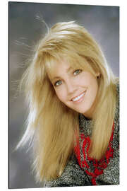 Tableau en aluminium Heather Locklear - Dynasty, 1986