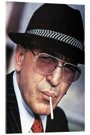 Tableau en verre acrylique Kojak, Telly Savalas, 1973-78