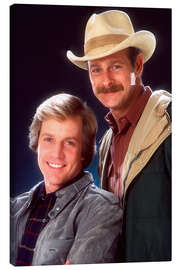 Leinwandbild Simon &amp; Simon, Jameson Parker, Gerald McRaney