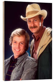 Stampa su legno Simon &amp; Simon, Jameson Parker, Gerald McRaney