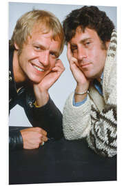 Hartschaumbild Starsky und Hutch - David Soul, Paul Michael Glaser