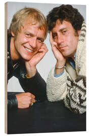 Holzbild Starsky und Hutch - David Soul, Paul Michael Glaser