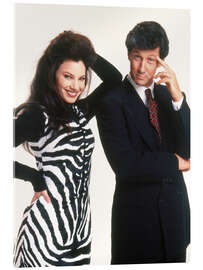 Acrylglasbild Die Nanny - Fran Drescher, Charles Shaughnessy
