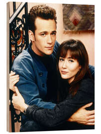 Stampa su legno Beverly Hills - Luke Perry, Shannen Doherty