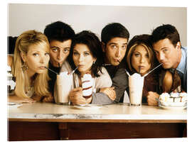 Acrylglasbild Friends, Cast-Foto