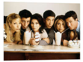 Hartschaumbild Friends, Cast-Foto