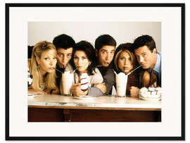 Gerahmter Kunstdruck Friends, Cast-Foto