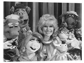 Acrylglasbild Die Muppet Show, Loretta Swit mit den Muppets