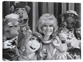 Leinwandbild Die Muppet Show, Loretta Swit mit den Muppets