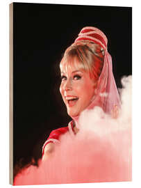 Holzbild Bezaubernde Jeannie, Barbara Eden, 1966