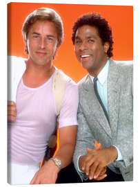 Leinwandbild Miami Vice - Don Johnson, Philip Michael Thomas, 1984