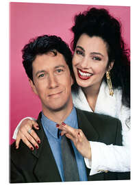 Acrylglasbild Die Nanny - Charles Shaughnessy, Fran Drescher, 1993-99