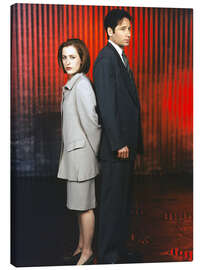 Leinwandbild The X-Files - Gillian Anderson, David Duchovny, 1997