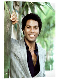 Tableau en verre acrylique Miami Vice - Philip Michael Thomas, 1984-89