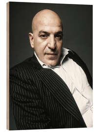 Holzbild Kojak - Telly Savalas, 1973