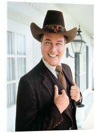 Acrylglasbild Dallas - Larry Hagman, 1978-1991