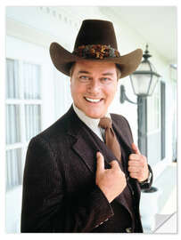 Wandsticker Dallas - Larry Hagman, 1978-1991
