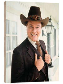 Holzbild Dallas - Larry Hagman, 1978-1991