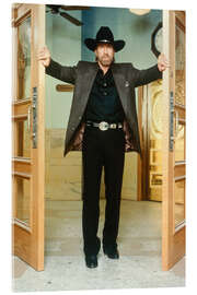 Acrylglasbild Chuck Norris in "Walker, Texas Ranger"