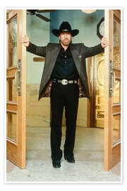 Wandbild Chuck Norris in "Walker, Texas Ranger"
